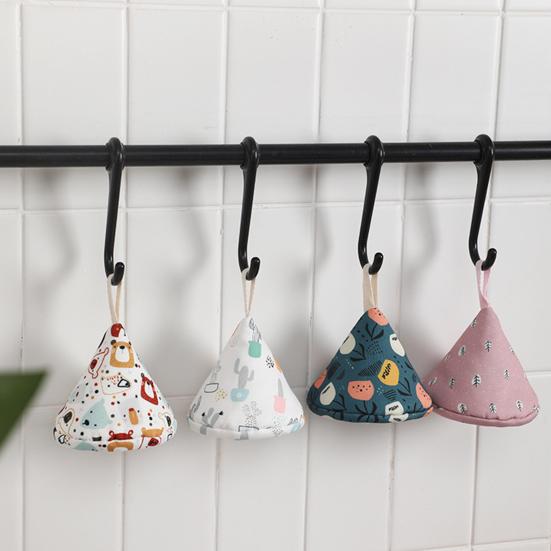 1Pc Triangle Pot Hat Non-Slip Stove Handle Mitt for Cast Iron Skillet Hanging Iron