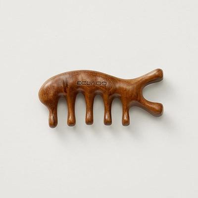 [ECLADOU] Золотой сандал Гуаша (Массажер для лица и кожи головы)