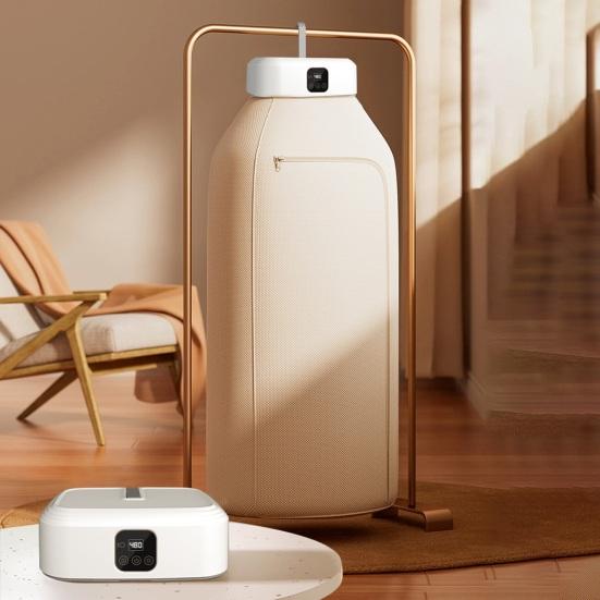 Портативная сушилка для одежды Yousheng с дистанционным управлением, компактный дизайн, простая в использовании электрическая сушилка, сумка для сушки одежды