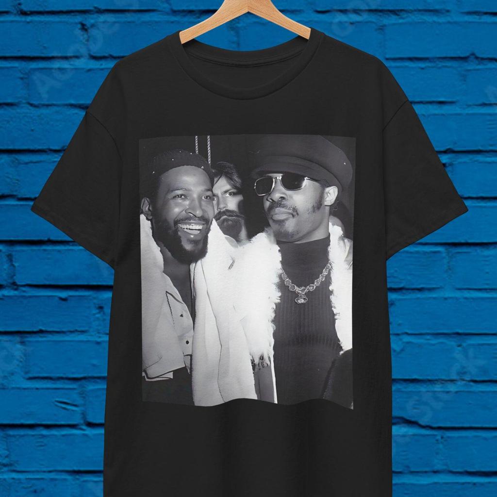 Stevie Wonder Shirt, GANGSTA! Marvin Gaye! | What's Going On? Album, 60s Soul, 70s soul, frankie beverly, innervisions, black history, woman T-shirt
