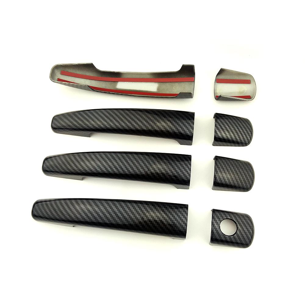 Для Peugeot Partner 2008-2017 Expert Tepee цвет из углеродного волокна, модификация, ремонт, хромированная крышка дверной ручки, защитная накладка