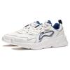 Li Ning Cloud Sea Нескользящие износостойкие Низкие спортивно-повседневные кроссовки Мужские Цвет: Туманно-белый Серебристый AGCT153-2