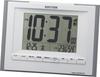 RHYTHM FitWave D168 Wall Digital Alarm Wall or Table with and Clock, Radio-Controlled Clock, Clock, Temperature, Humidity, Calendar, Gray,
