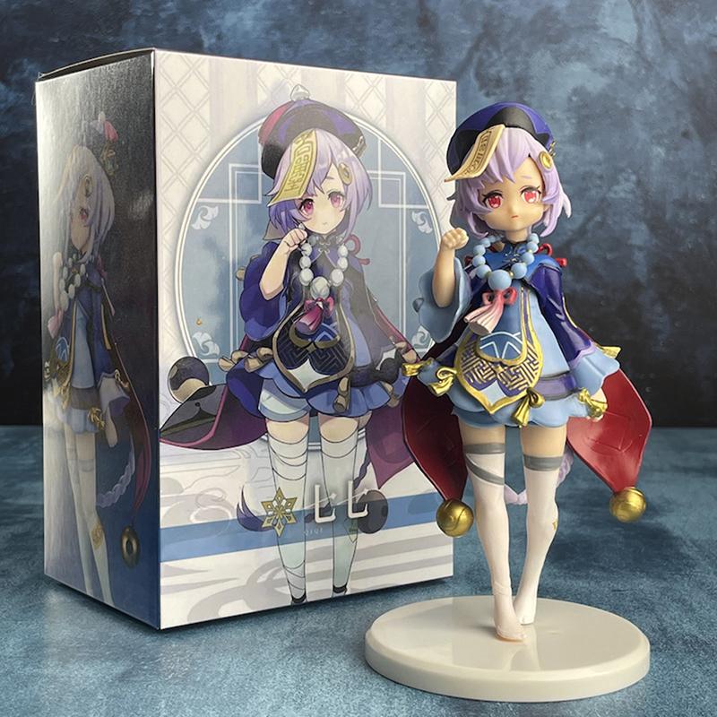 17 см Genshin Impact Qiqi Аниме Фигурка Genshin Impact Klee Фигурка Модель