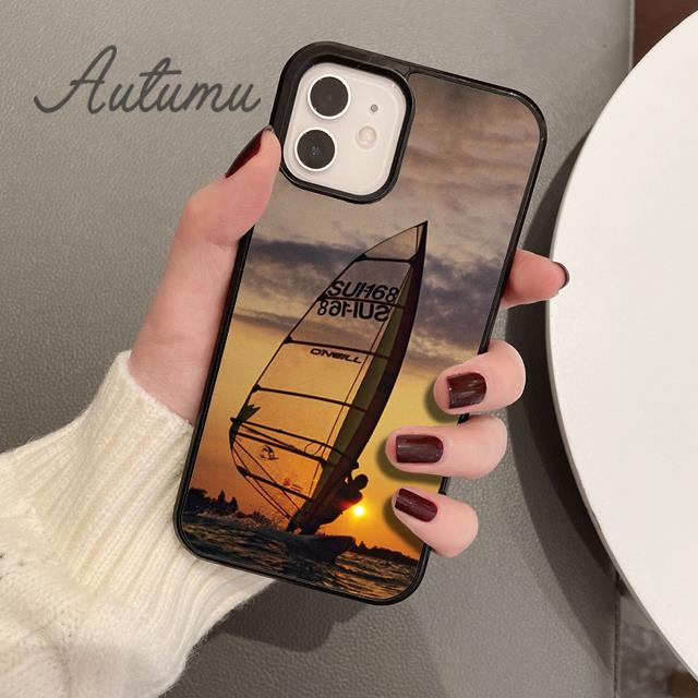 Чехол для телефона Extreme Sports Windsurf Sailing для iPhone 17 Air 15 16 11 12 13 14 Pro Max Plus coque Fundas Shell