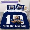 Custom Name Inter Milan Bedding,Quilt Set Quilt Cover Pillowcase Home Birthday Gift(1 * duvet cover + 2 * pillowcase, without core)_xia