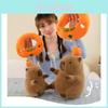 Cute Capybara Plush Stuffed Animal Pp Cotton Filled Soft Toy Perfect For Kids And Adults