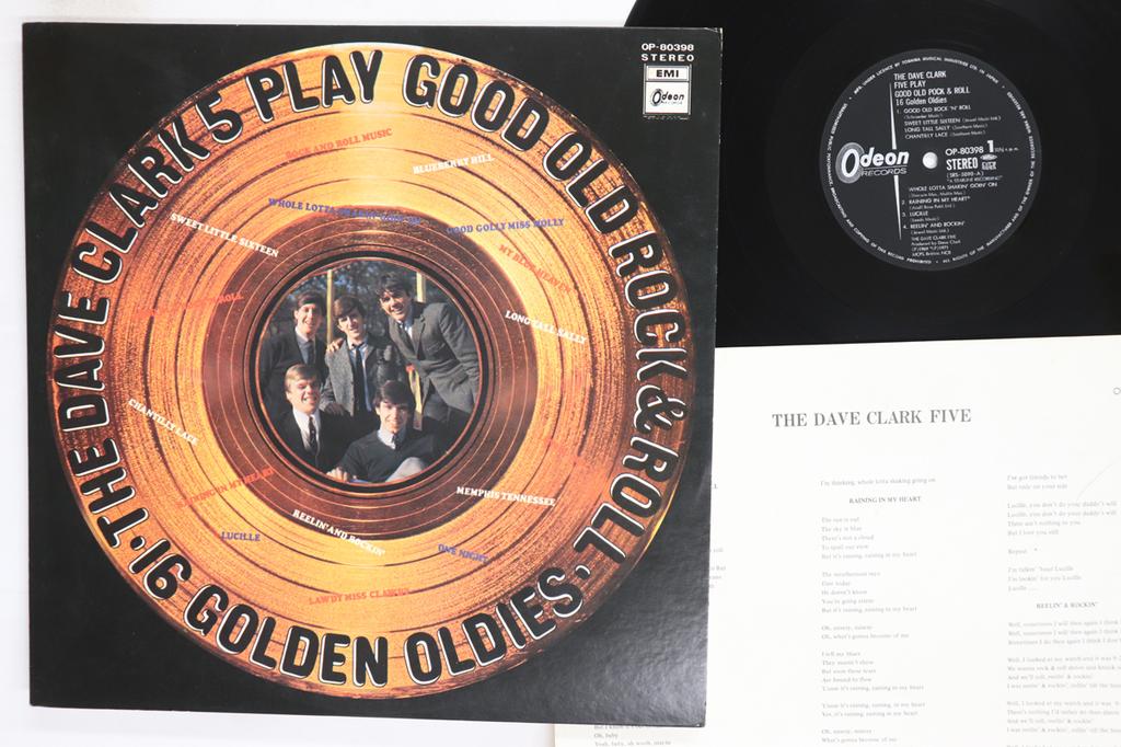 Виниловая пластинка DAVE CLARK FIVE Play Good Old Rock Roll 16 Gold OP80398 ODEON 1971 Япония Рок Б/у