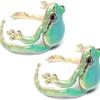 Alloy Frog Open Rings Opening Adjustable Ring Gift Tree Frog Ring  For Women