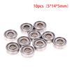 10Pcs 5*14*5Mm Deep Groove Spherical Carbon Steel Miniature Bearings 605Zz
