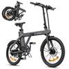 ENGWE P20 складной электрический велосипед 250 Вт крутящий момент двигателя SSOR 20 дюймов E-boat 36 В 9,6 Ач аккумулятор гидравлические дисковые тормоза электрический велосипед