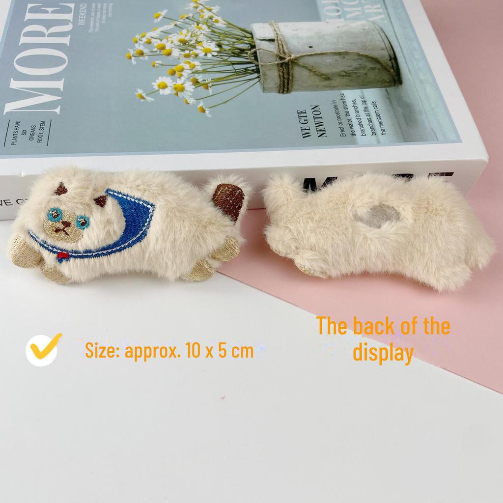 Милая подвеска в виде плюшевого кота Calico и брелок для ключей в виде сиамского кота, аксессуары для котят - мультяшные украшения для сумок-кукол