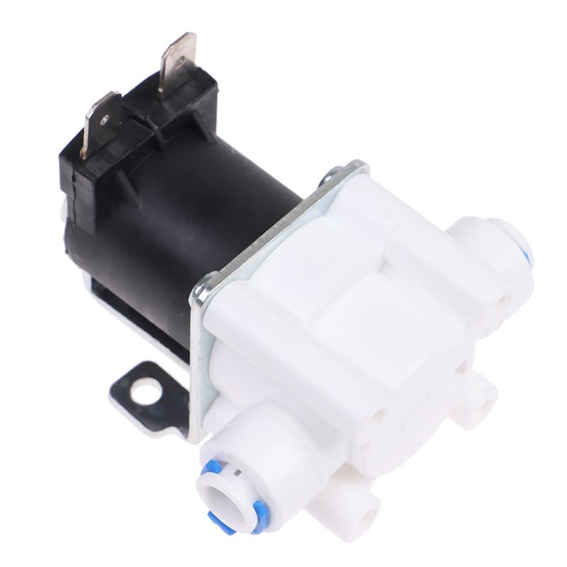 1 шт. Впускной электромагнитный клапан 12 В/24 В для аппарата чистой воды, водоочистителя, обратного осмоса, 2-точечный быстроразъемный переключатель клапана