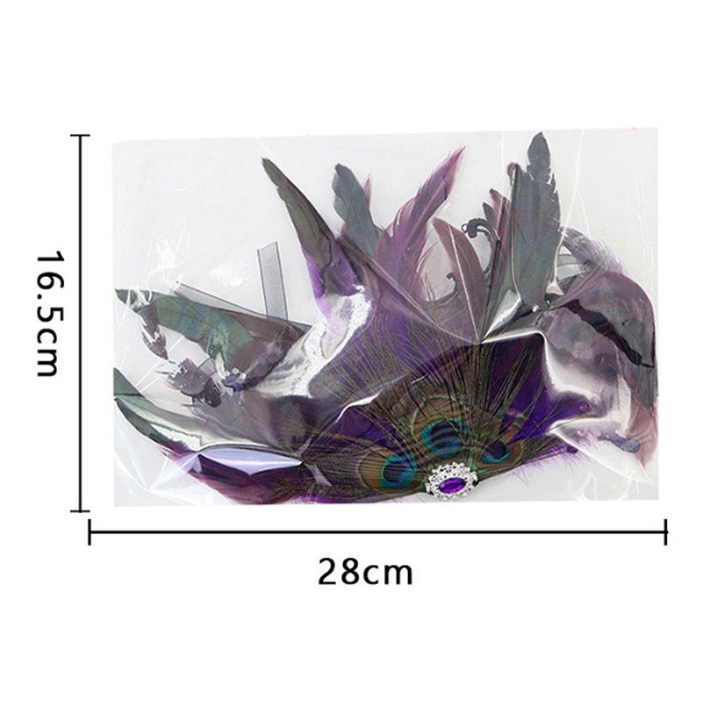 Festival Party Supplies Half Face Mask Carnival Feather Masquerade Mask Cosplay Festival Party