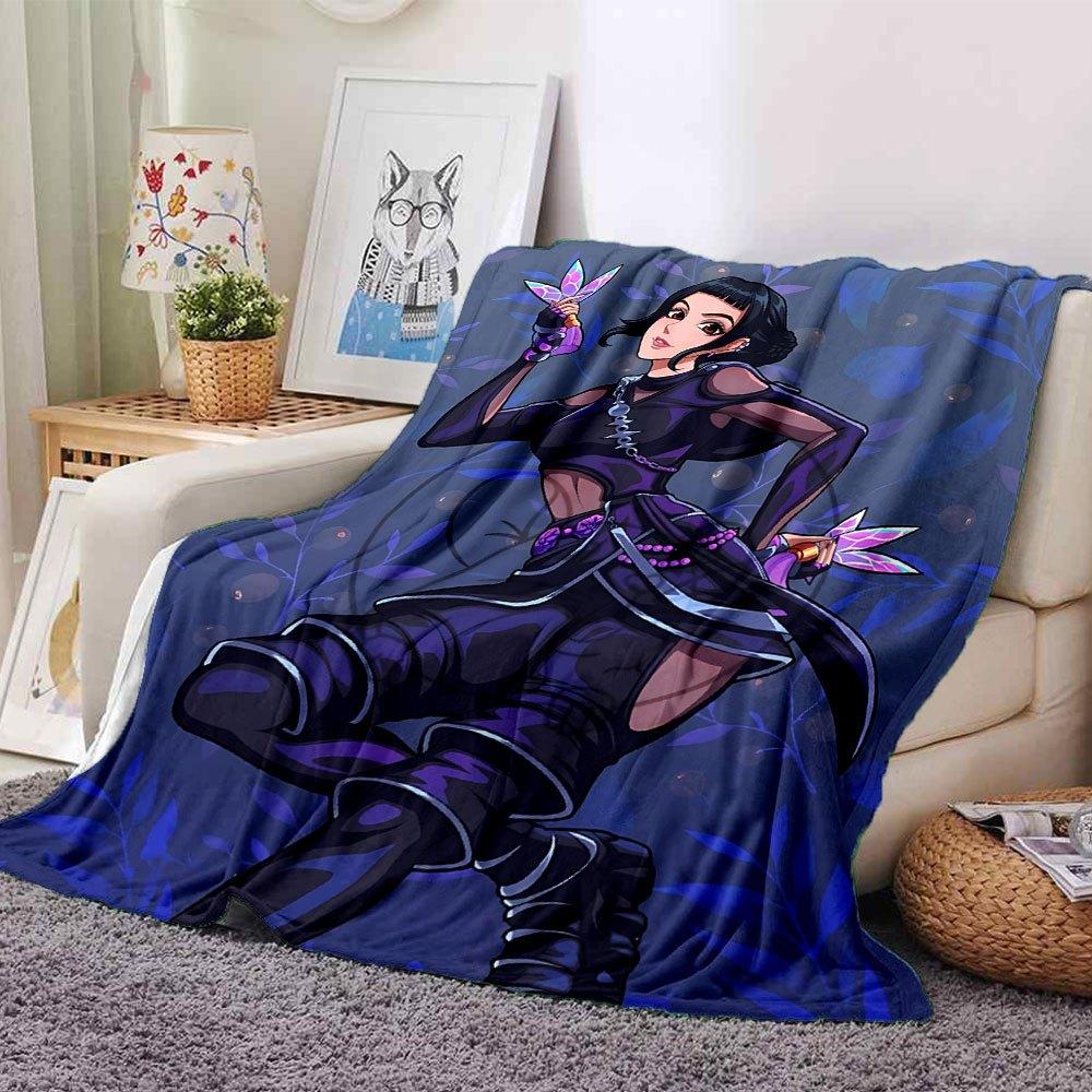 1pc hunter x (26) Blanket Soft Warm Throw for Home, Office, Travel All Season Cozy Bedding Gift, Office Cozy AccessoryB2