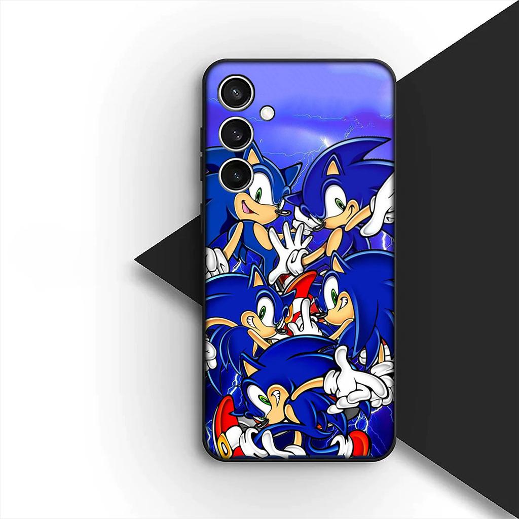 Cover for Samsung Galaxy S24 S25 S23 FE Ultra Plus S7 Edge S25+ S23+ A56 5G Casing Phone Case game S-Sonics Anime HedgehogS