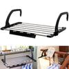 1 Pcs Folding Towel Drying Rack Stainless Steel Hanger with Clip Balcony Windowsill Hanger WBL