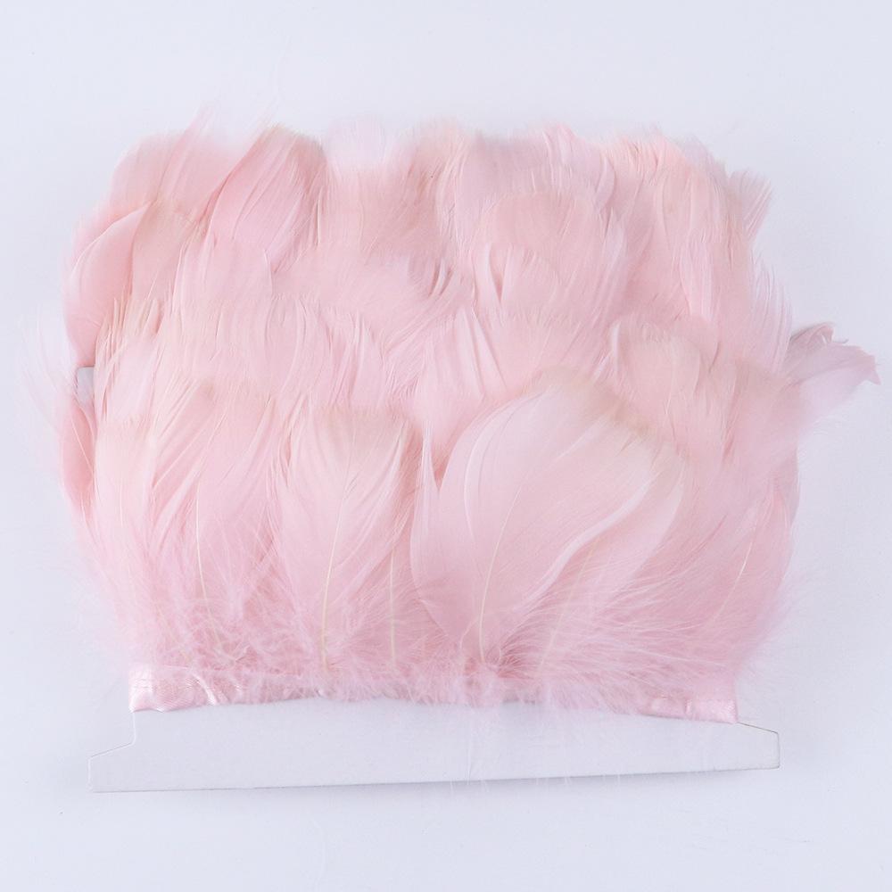 Средний плавучий край ткани 8-10 см, реквизит для сценической съемки, многоцветное гусиное перо 