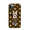 Maniacase Case for Iphone 13 Pro Max Minnie Disney Lv Brown