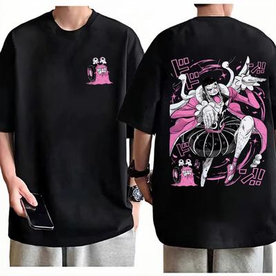 Футболка с принтом Бэнкэма из One Piece, унисекс, Харадзюку, аниме-графика, 100% хлопок, круглый вырез, модная уличная одежда, топы для мужчин и женщин