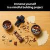 493 детали Леонардо да Винчи Летательный аппарат DIY Набор для сборки Модель Подарки на День Рождения и Декорации на Хэллоуин