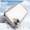 For iPhone 16 Case TPU+Acrylic Phone Cover Anti-Scratch Protective