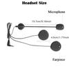 Motorcycle Intercom Accessories for Microphone Headphone Hard Cable Headset and Clip for Motorcycle BT Bluetooth Intercom V6/V4,