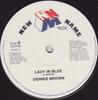 12inch Record DENNIS BROWN - Lady In Blue NM005 New Name Muzik 1990 UK Reggae, Ska & Dub Used