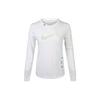 Nike Sportswear Long Sleeve Crew Neck T-Shirt Women Tops White CV9174-100