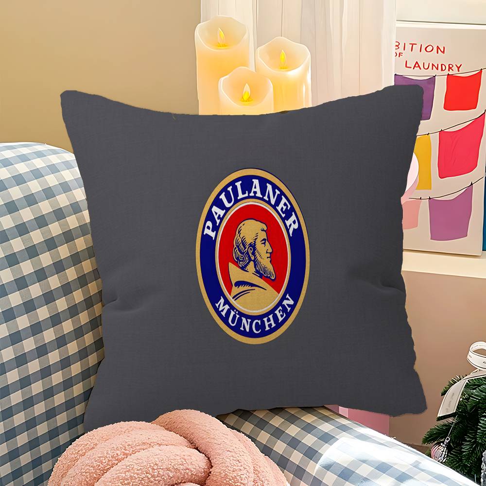 German Beer PPaulaner Cushion Cover Decorative Pillow Sofa Home Decor case pillow cases