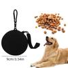 1Pc Silicone Pet Treat Pouch, Portable Travel Training Bag Round Silicone Snack Bag for Dogs and Cats Pet accessories