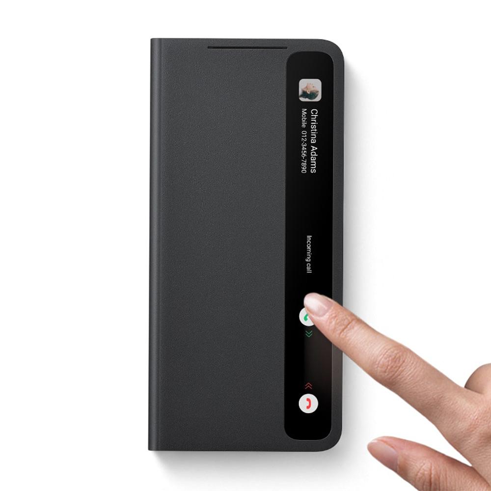 Samsung Оригинальный чехол для телефона Smart View для Samsung Galaxy S21 Ultra 5G Smart View, откидная крышка, интеллектуальный чехол для телефона