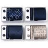 Flower Polka Dot Multi-Color Gift Box 5-Piece Set Group Tie, Business Dress Wedding Tie