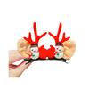 1 Pair Christmas Hairpins Festive Styles Reindeer Christmas Tree Snowman Santa Claus Plush Sequins Decor Hair Clips