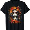 De Los Muertos La Catrina День мертвых Сахарный череп Женская футболка