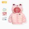 Детская куртка из хлопка для малышей, легкая куртка на осень и зиму для девочек и мальчиков, теплая куртка из хлопка для малышей