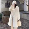 Coat Women's Autumn and Winter New Coat Women's Long Style High Sense