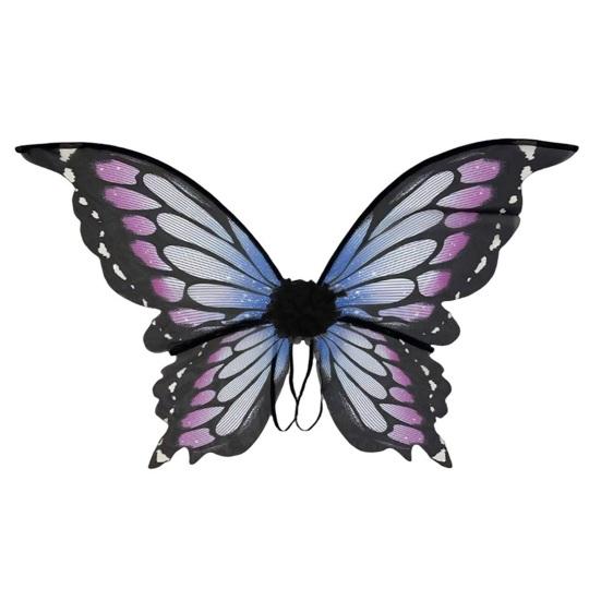 Butterfly Fairy Wings for Adult Women Elf Princess Dress-Up Costume Angel Cosplay Accessory for Halloween Parties Stage Performances