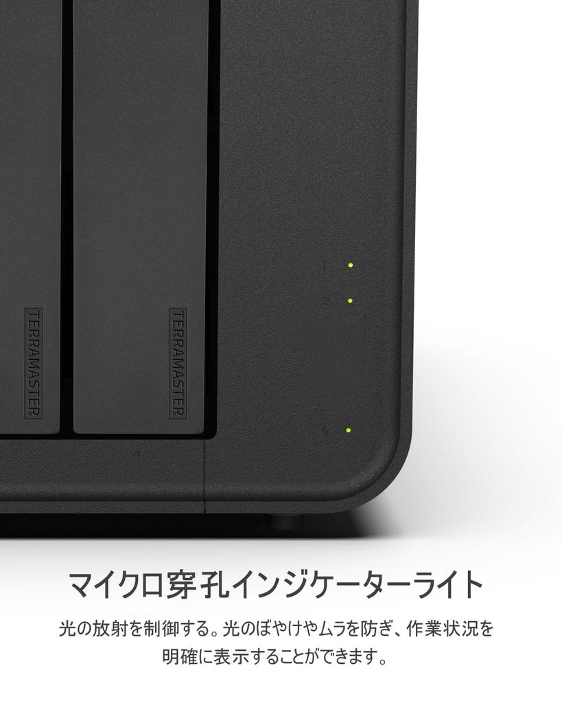 TERRAMASTER F2 212 NAS Quad Core 1 ГБ ОЗУ DDR4 Персональное частное облако Сетевое хранилище HDD 2-отсековое - "Не включено"