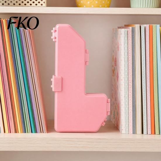 Scrapbooking Alignment Guide 7Pcs/Set Paper Crafting Guides, Color Coded Tools with Storage Case, Spacing Ruler for Crafts Layering And