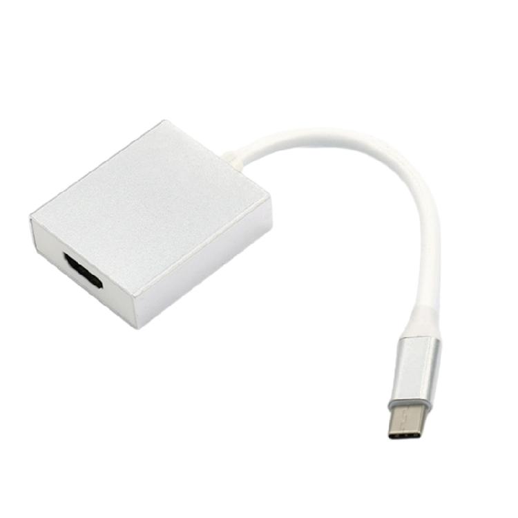 Адаптер USB C на HDMI 4K Алюминиевый дизайн Для смартфона, планшета, ноутбука, телевизора, монитора Разъемы Plug and Play