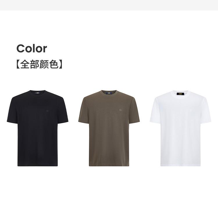 [Classic 3D Letter Version] 26 Spring/Summer Simple and High end Versatile Men's Round Neck Short sleeved T-shirt