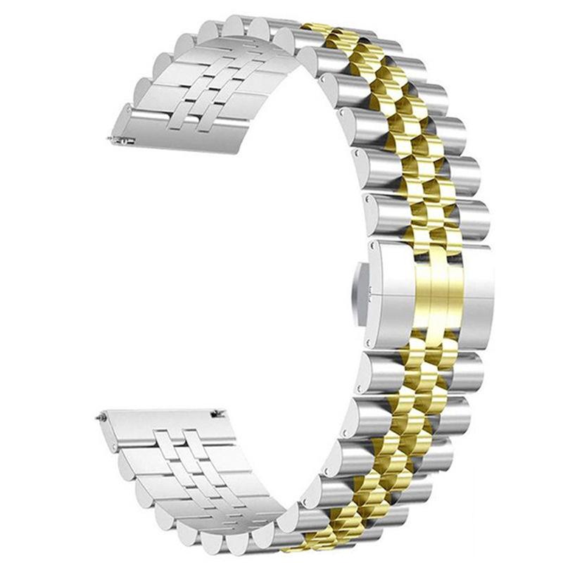22mm Metal Strap for Huawei Watch Titanium GT6 GT5 GT4 GT3 Pro 46mm Stainless steel Bracelet for Amazfit GTR 4 3 2 Balance Stratos 2 3