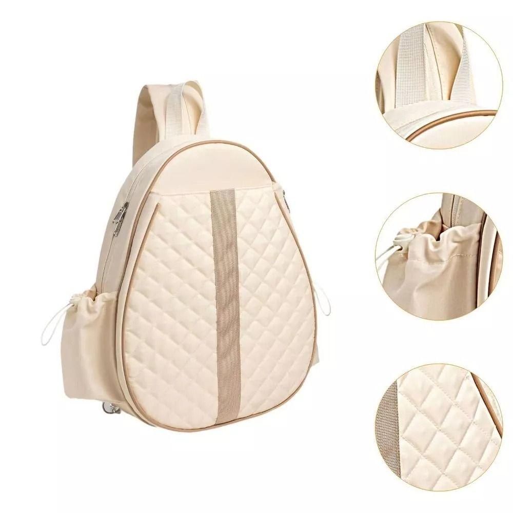 Polyester Tennis Crossbody Bag Zipper Closure Badminton Racquet Bag Tennis Bag Outdoor Sports