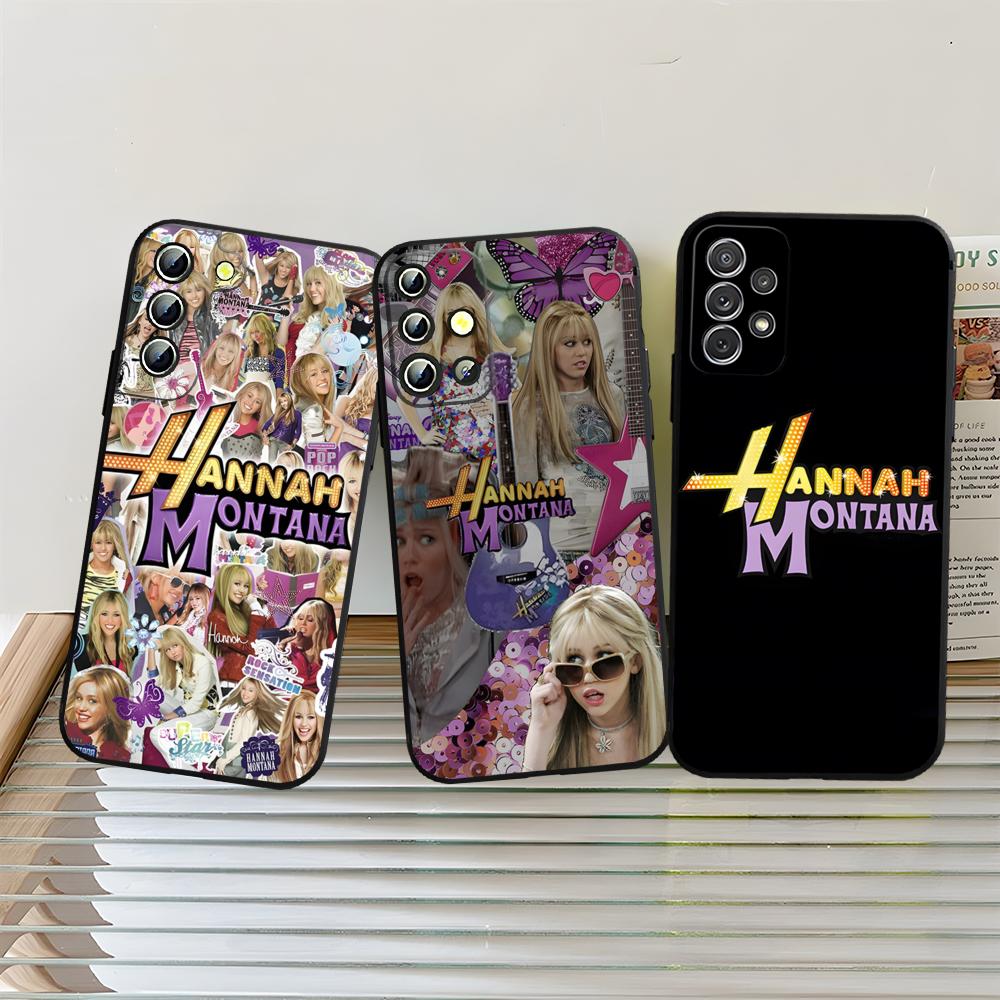 Чехол для телефона H-Hannah Montana для S25 Samsung S26 S24 Ultra S22 S23 S20 Fe S21 Plus A54 A34 A16 A53 Задняя крышка