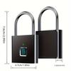 Fingerprint Padlock, Fingerprint Lock, Keyless Biometric Lock For Luggage, Backpack, Backpack, Bicycle, Study Locker, Storage Locker Lock