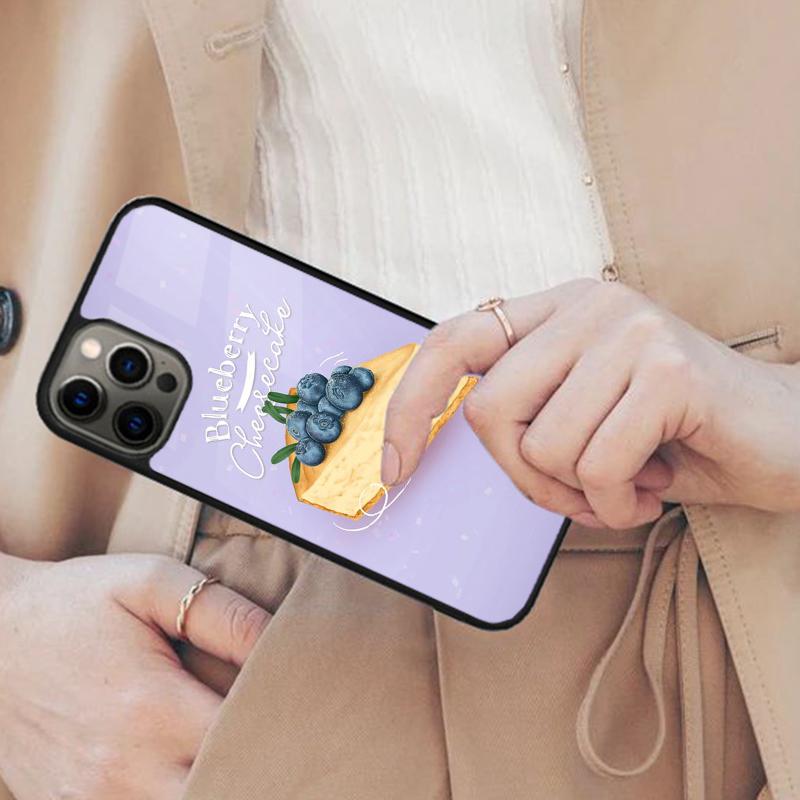 Роскошный Чизкейк Десерт Магнитный Чехол для Телефона для APPLE iPhone 17 Air 16 14 13 12 Pro Max 15 Plus Беспроводная Зарядка MagSafe Чехол