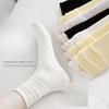 Female Summer Thin Fashion New Style In The Cylinder Ice Ice Pile Socks