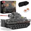 MOULD KING 20028 Military Tank Building Block The Remote Control Karl Mortar Model Assembly Tank Brick Toys Kids Christmas Gift