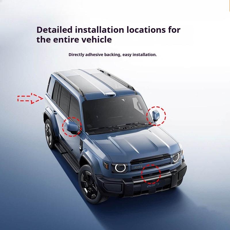 Для Chery iCAUR V27 iCAR V27 2025 Водонепроницаемая Защитная Накладка на Объектив 360-градусной Камеры, Защита от Пыли